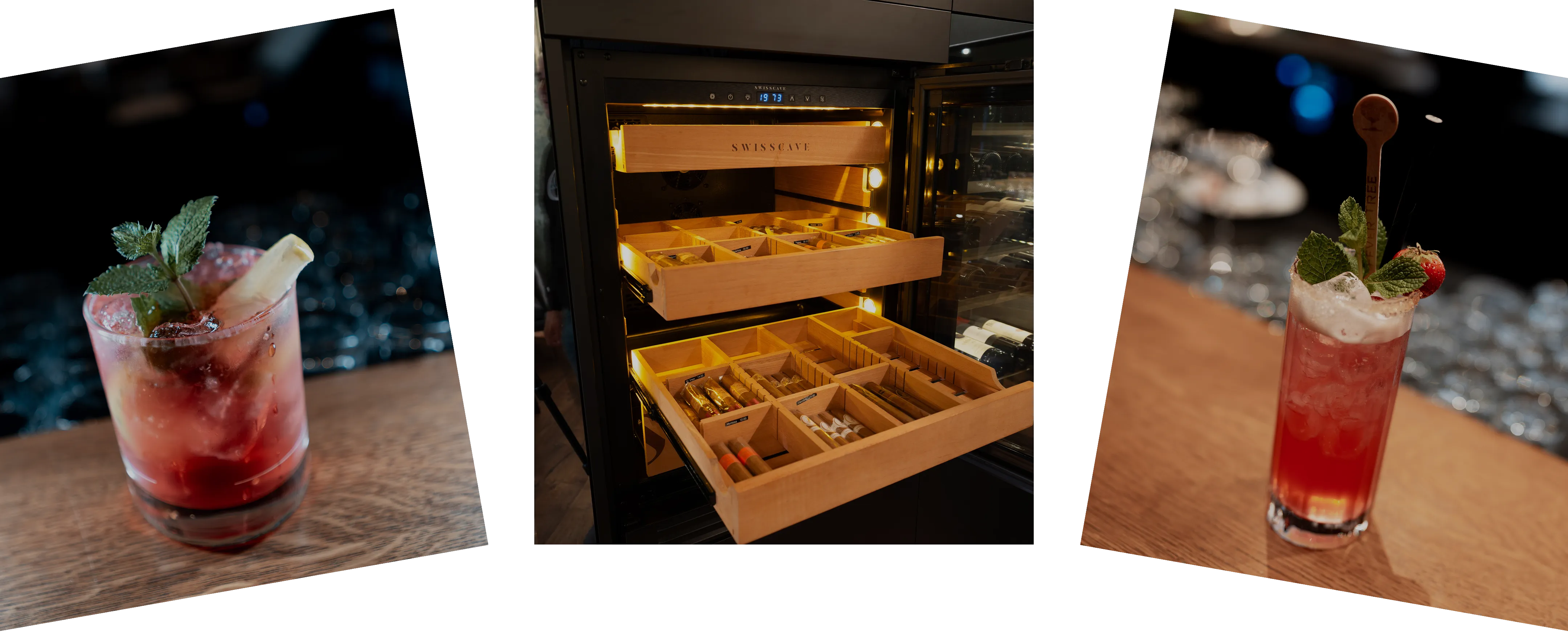 Crafted drinks and cigars at Casa Lounge